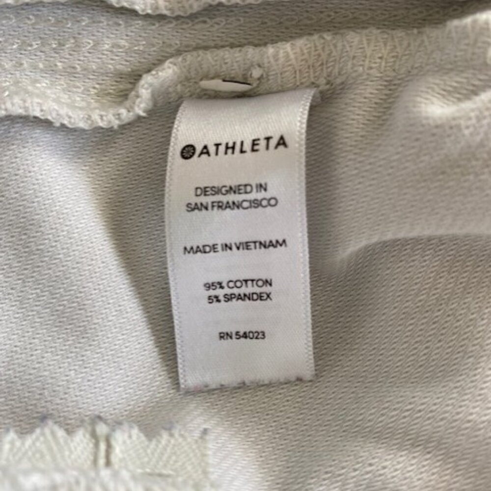 ATHLETA Birch Light Gray Farallon Jogger Pants Sz 4 - Picture 14 of 14